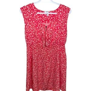 Thyme Maternity. Pink floral dress. Size small. EUC